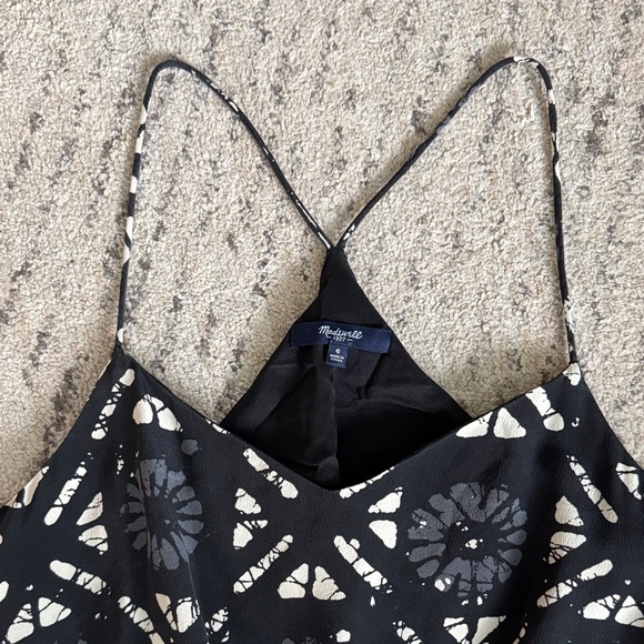 Madewell Black and White Mini Dress - Picture 3 of 10